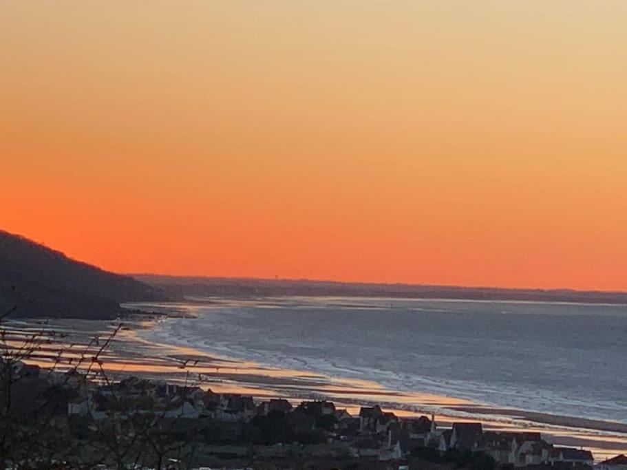 Superbe Vue Mer Panoramique F3 Blonville-sur-Mer Esterno foto