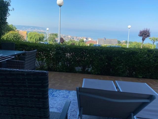 Superbe Vue Mer Panoramique F3 Blonville-sur-Mer Esterno foto