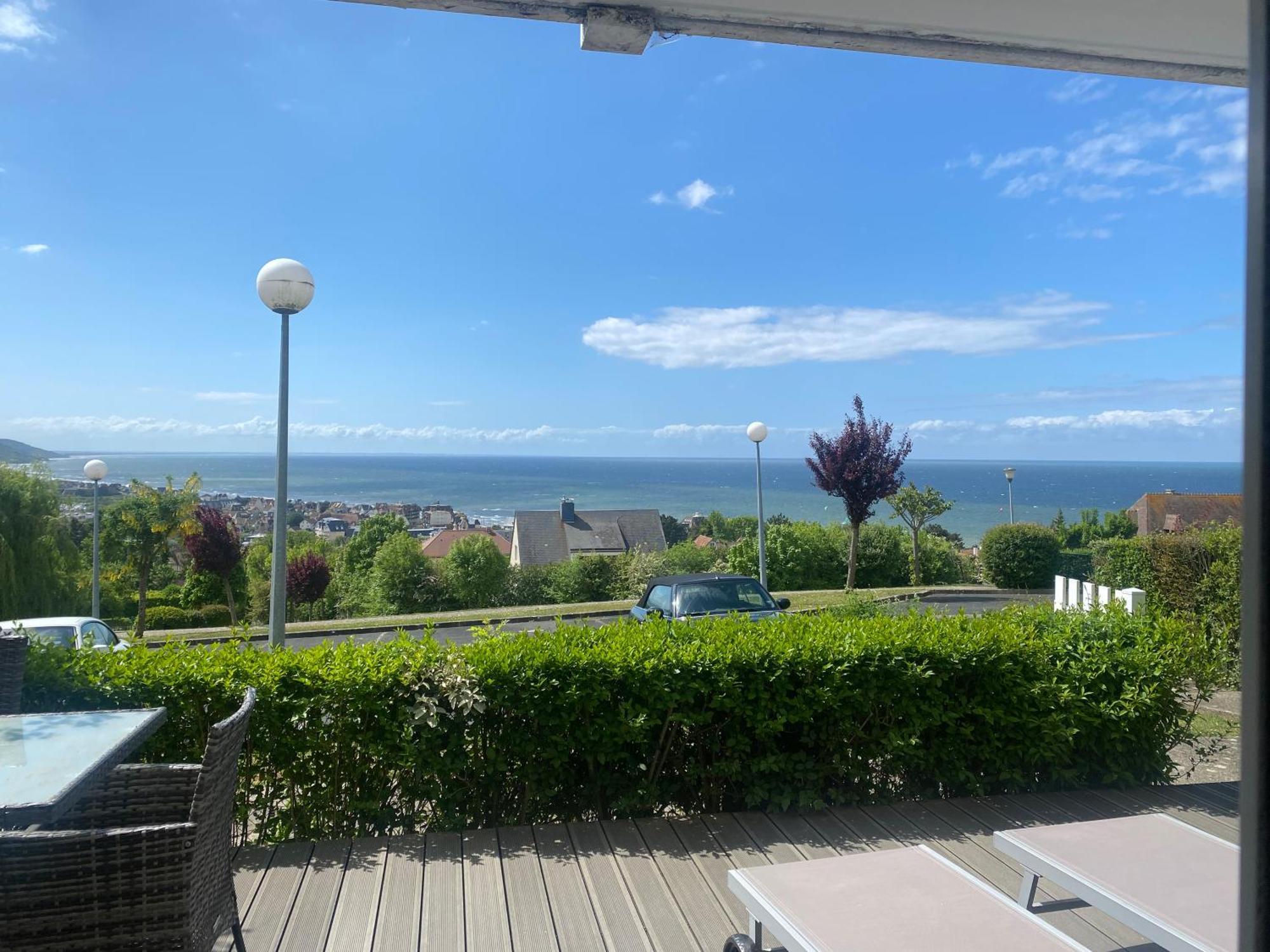 Superbe Vue Mer Panoramique F3 Blonville-sur-Mer Esterno foto